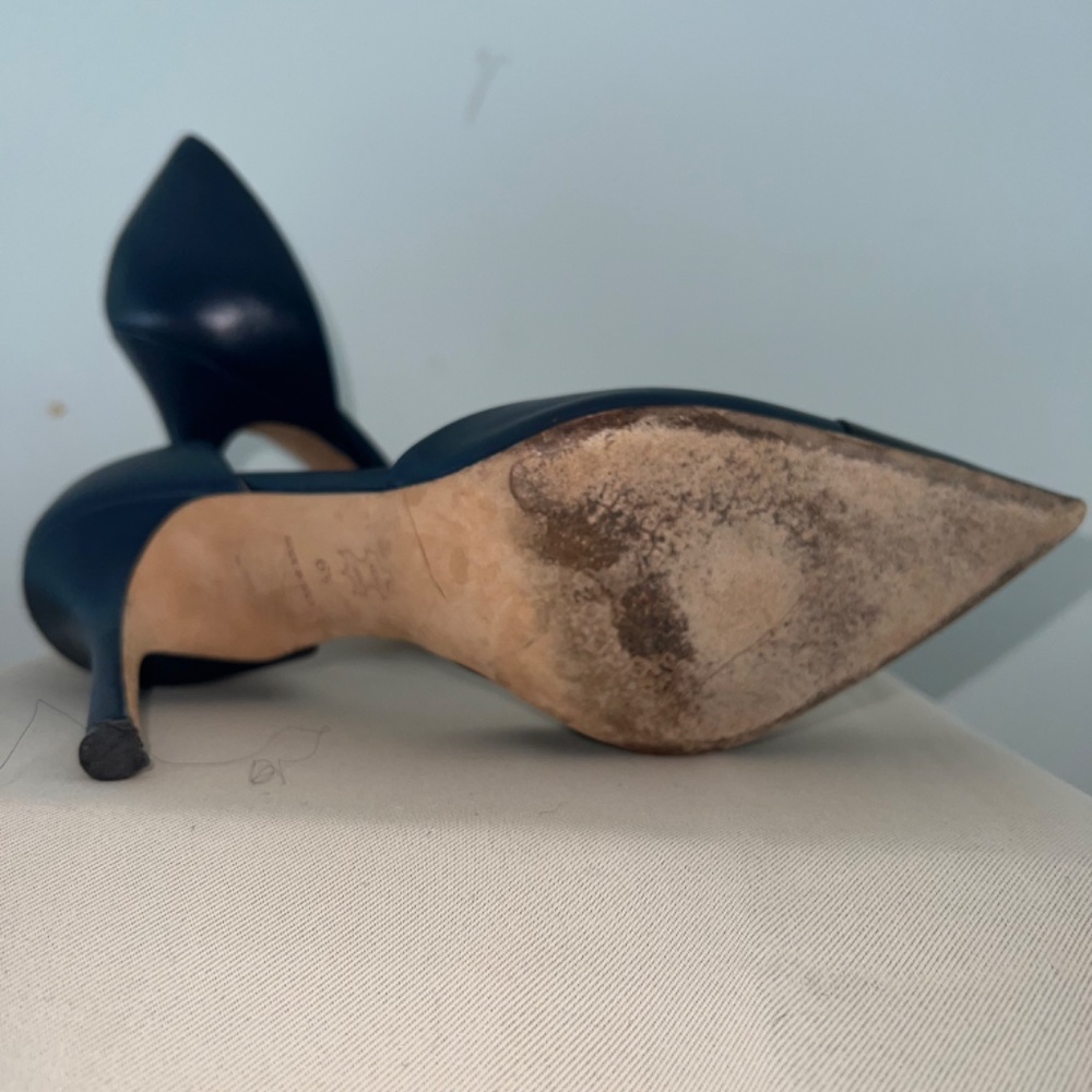 Tory Burch D’Orsay Blue and Black Pumps | size 6.5 - Picture 4 of 5